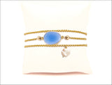 Blue Onyx Vermeil Jessica Necklace/Bracelet