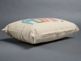 pompaleh blue and pink dutch street scene decorative pillow