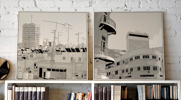 Bograshov Square Canvas