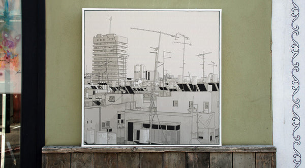 Bograshov Square Canvas
