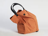 Brick Red Idan Bag with Black Strap