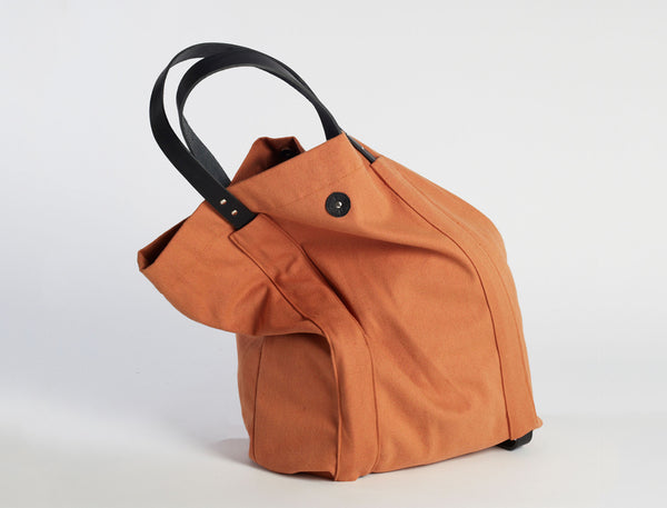 Brick Red Idan Bag with Black Strap