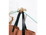 Brick Red Idan Bag with Black Strap