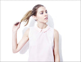 Buttoned Back Sleeveless Shirt