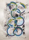 Circles in Blue, Green, + Purple