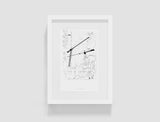 Citation #1 Eyal Landman Drawing print