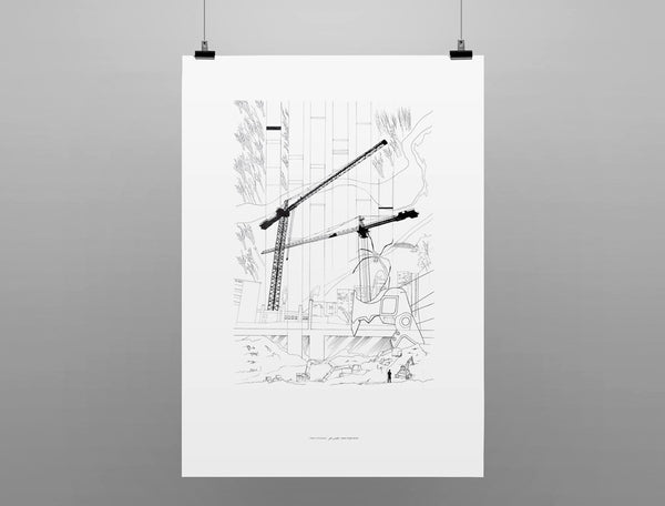 Citation #1 Eyal Landman Drawing print