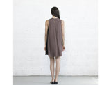 Color Block Sun Dress - Brown/Black
