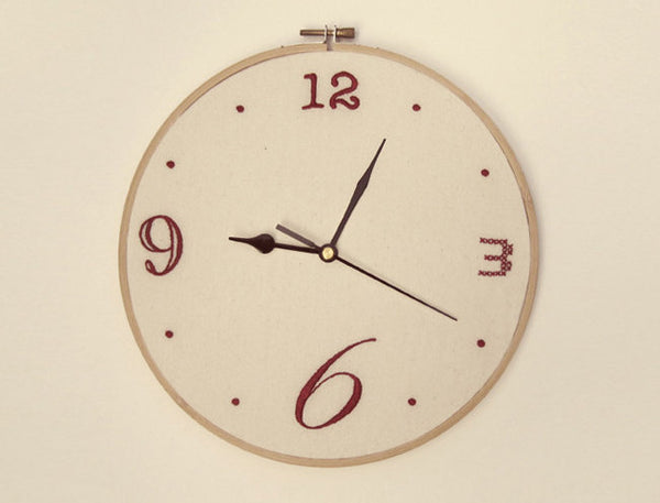 Handmade Contemporary Wall Clock