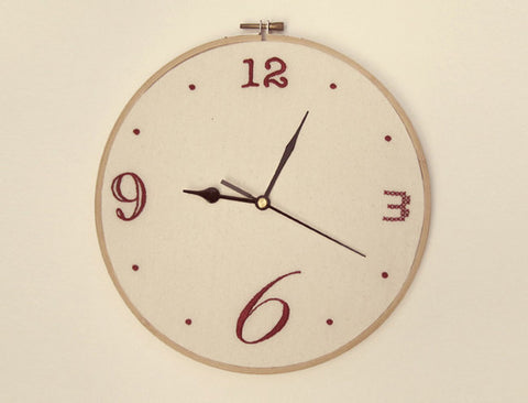 Handmade Contemporary Wall Clock