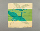 Crane Pocket Square, Green Faburiq