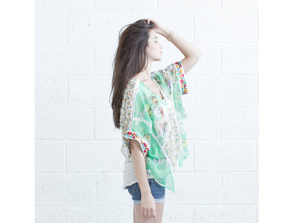 Cropped Kimono