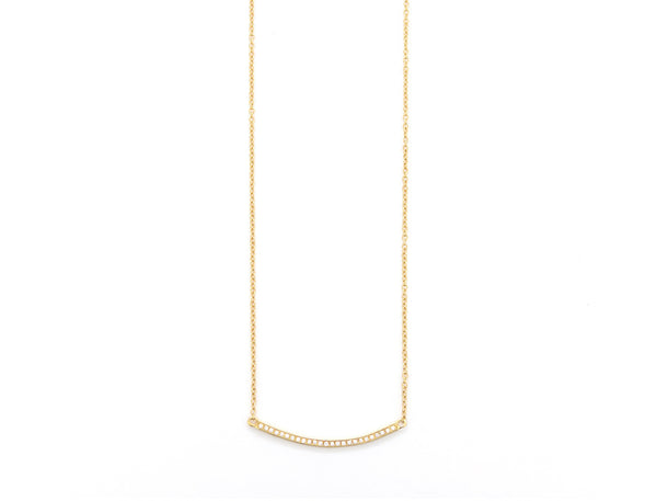 Crystal Bar Necklace