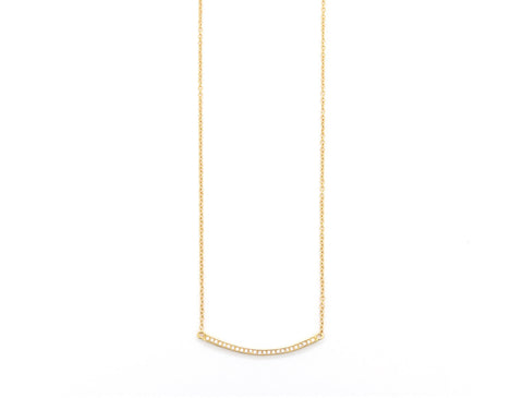 Crystal Bar Necklace