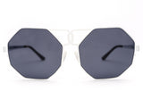 Gonzo - Ivory With Shaded Black Lenses