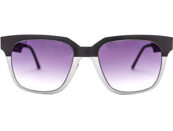 Beyond Steel - Black/Silver With Gradient Black Lenses