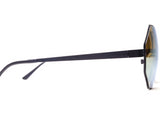 Gonzo - Black With Gold Mirrored Lenses
