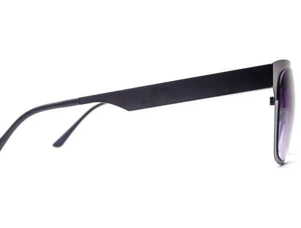 Beyond Steel - Black/Silver With Gradient Black Lenses