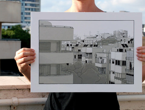 Dizengoff A3 Print