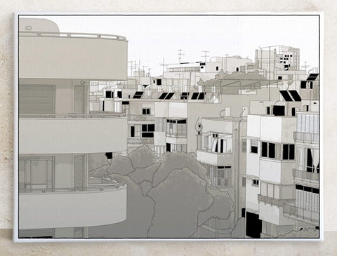Dizengoff Horizontal Canvas