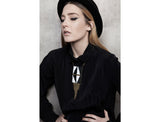 BLACK Collection Double Black & White Native Pendant Necklace