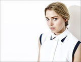 Double Collar Sleeveless Shirt