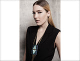 BLACK Collection Double Indigo Native Pendant Necklace