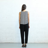Drop Crotch Pants, Black Naftul