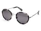 Edmund Black & White Tort Sunglasses