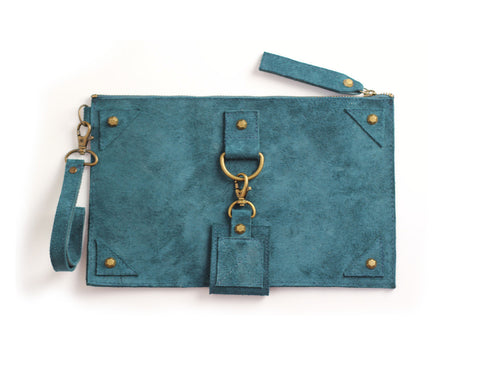Emerald Leather Purse