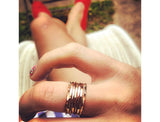 Gold Pretty Girl Stacking Rings