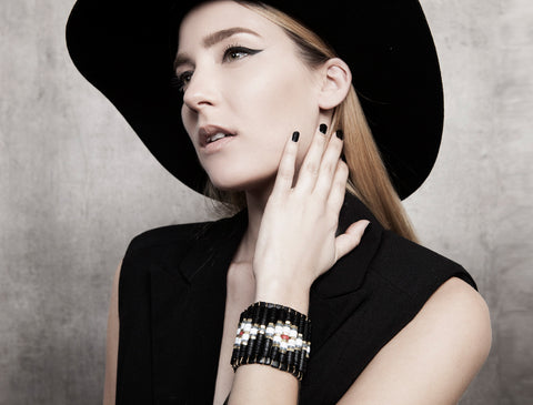 BLACK Collection Golden Rug Bracelet