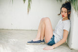 Amalfi Flat Ocean Navy