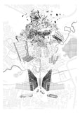 Index Eyal Landman drawing print