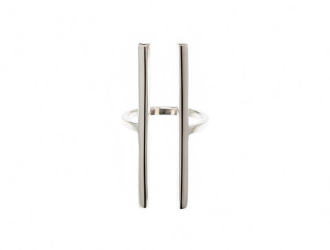 Initial Ring Silver