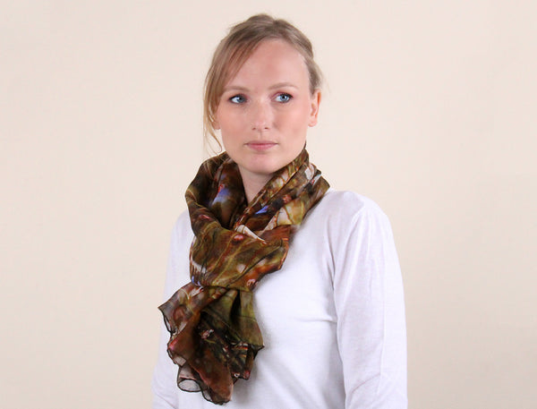 ITALIAN MEADOW Celia Gould scarf