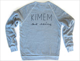 KIMEM me Suive Print Sweater - Grey