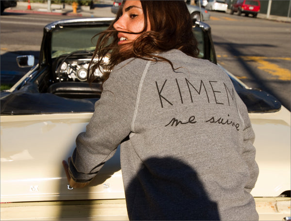 KIMEM me Suive Print Sweater - Grey
