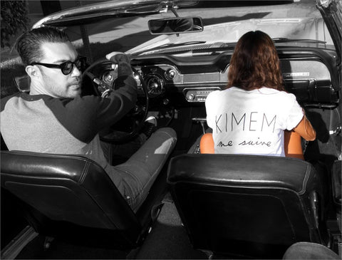 KIMEM Me Suive Print T-shirt