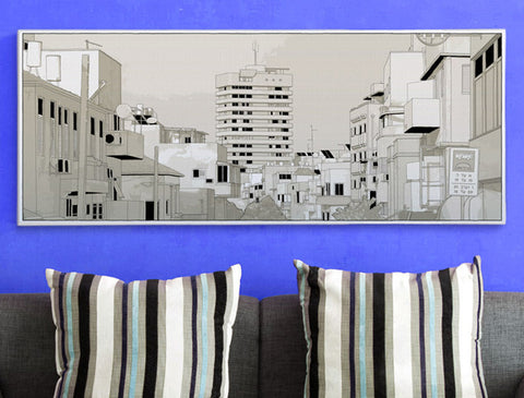 King George Panoramic Canvas
