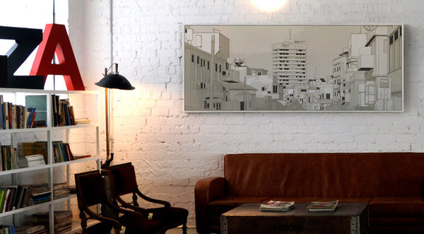 King George Panoramic Canvas