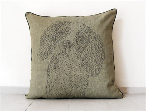 Handmade King Charles Cavalier Pillow