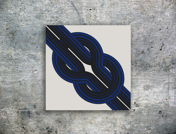 "Knot" Blue