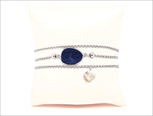 Lapis-Lazuli SIlver Jessica Necklace/Bracelet