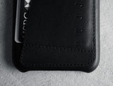 Leather Wallet Case 80° for iPhone 6 - Black
