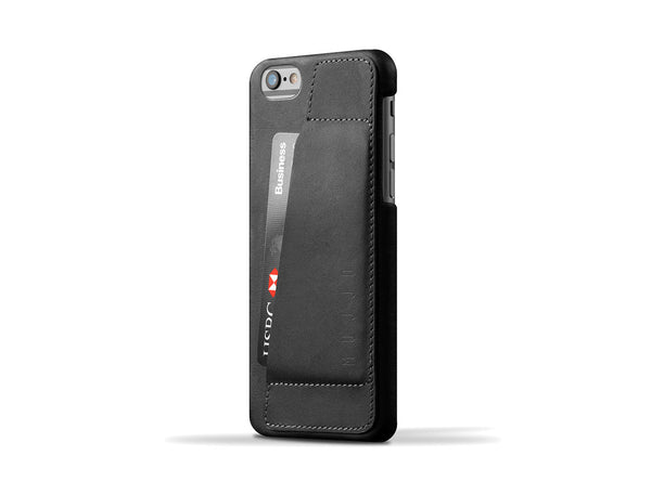 Leather Wallet Case 80° for iPhone 6 - Black