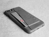 Leather Wallet Case 80° for iPhone 6 - Grey