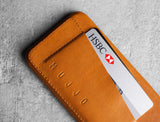 Leather Wallet Case 80° for iPhone 6 - Tan