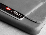 Leather Wallet Case 80° for iPhone 6 Plus - Grey
