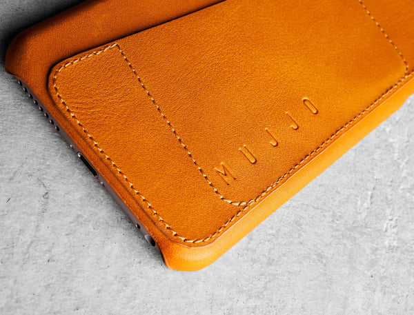 Leather Wallet Case 80° for iPhone 6 Plus - Tan